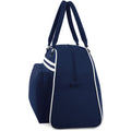 Bleu marine-Blanc - Back - Sac de bowling Bagbase rétro - 23 litres