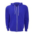 Bleu royal - Front - Canvas - Sweat à capuche et fermeture zippée - Homme