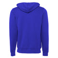 Bleu royal - Back - Canvas - Sweat à capuche et fermeture zippée - Homme