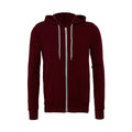 Bordeaux - Front - Canvas - Sweat à capuche et fermeture zippée - Homme