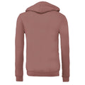 Mauve - Back - Canvas - Sweat à capuche et fermeture zippée - Homme