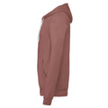 Mauve - Side - Canvas - Sweat à capuche et fermeture zippée - Homme