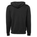 Noir - Back - Canvas - Sweat à capuche et fermeture zippée - Homme