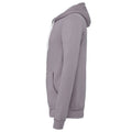 Gris pâle - Side - Canvas - Sweat à capuche et fermeture zippée - Homme