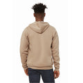 Marron clair - Back - Canvas - Sweat à capuche et fermeture zippée - Homme