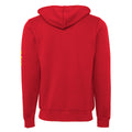 Rouge - Back - Canvas - Sweat à capuche et fermeture zippée - Homme