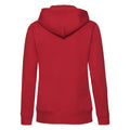 Rouge - Back - Fruit of the Loom - Sweat à capuche - Femme