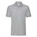 Bleu mer Chiné - Front - Fruit Of The Loom - Polo manches courtes - Homme