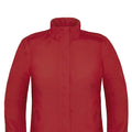 Rouge profond - Back - B&C Real+ - Veste coupe-vent imperméable - Femme