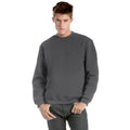 Gris acier - Back - B&C - Sweatshirt à col rond - Homme