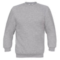 Gris - Front - B&C - Sweatshirt à col rond - Homme