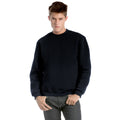 Noir - Back - B&C - Sweatshirt à col rond - Homme