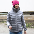 Gris - Back - Result Ice Bird - Manteau coupe-vent hydrofuge - Femme