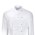 Blanc - Back - Dennys - Veste de chef à manches longues - Homme