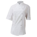 Blanc - Front - Dennys - Veste de chef - Homme