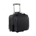 Noir-Gris foncé - Front - Quadra Tungsten - Bagage de cabine à roulettes (25 litres)