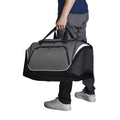 Gris-Noir-Blanc - Back - Quadra Pro - Sac de sport (55 litres)