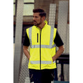 Jaune - Back - Yoko - Gilet haute visibilité - Hommes