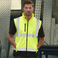 Jaune -Bleu marine - Back - Yoko - Gilet haute visibilité - Hommes