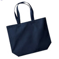 Bleu marine - Front - Westford Mill - Sac de courses 100% coton - 18L