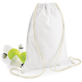 Blanc - Back - Bagbase - Sac de gym - Unisexe