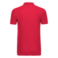 Rouge - Back - Russell - Polo manches courtes - Homme