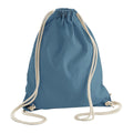 Bleu ardoise - Back - Westford Mill Earthware - Sac avec cordon de serrage (13 litres)