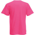 Fuchsia - Back - Fruit of the Loom - T-shirt ORIGINAL - Homme