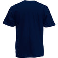 Bleu marine profond - Back - Fruit of the Loom - T-shirt ORIGINAL - Homme