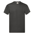 Gris graphite - Front - Fruit of the Loom - T-shirt ORIGINAL - Homme