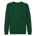 Vert bouteille - Front - Sweatshirt Fruit Of The Loom pour enfant