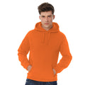 Orange - Back - B&C - Sweat à capuche - Adulte unisexe