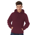 Bordeaux - Back - B&C - Sweat à capuche - Adulte unisexe