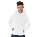 Blanc - Back - B&C - Sweat à capuche - Adulte unisexe