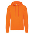 Orange - Front - Fruit Of The Loom - Sweat à capuche - Homme