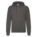 Gris - Front - Fruit Of The Loom - Sweat à capuche - Homme