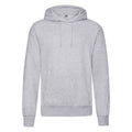 Gris chiné - Front - Fruit Of The Loom - Sweat à capuche - Homme