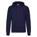 Bleu marine - Front - Fruit Of The Loom - Sweat à capuche - Homme