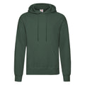 Vert foncé - Front - Fruit Of The Loom - Sweat à capuche - Homme