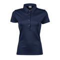 Bleu marine - Front - Tee Jays Pima - Polo à manches courtes - Femme