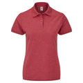 Rouge chiné - Front - Fruit of the Loom - Polo - Femme