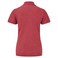 Rouge chiné - Back - Fruit of the Loom - Polo - Femme