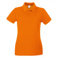 Orange vif - Front - Fruit of the Loom - Polo - Femme