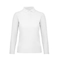 Blanc - Front - B&C - Polo ID.001 - Femme