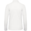 Blanc - Back - B&C - Polo ID.001 - Femme