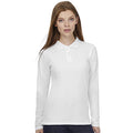 Blanc - Side - B&C - Polo ID.001 - Femme