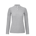 Gris clair - Front - B&C - Polo ID.001 - Femme