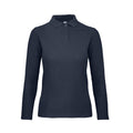 Bleu - Front - B&C - Polo ID.001 - Femme