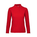 Rouge - Front - B&C - Polo ID.001 - Femme