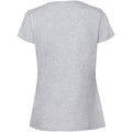 Gris clair - Back - Fruit Of The Loom -T-Shirt - Femmes